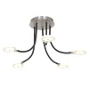 Steinhauer Plafondlamp Turound Grijs Transparant Glas