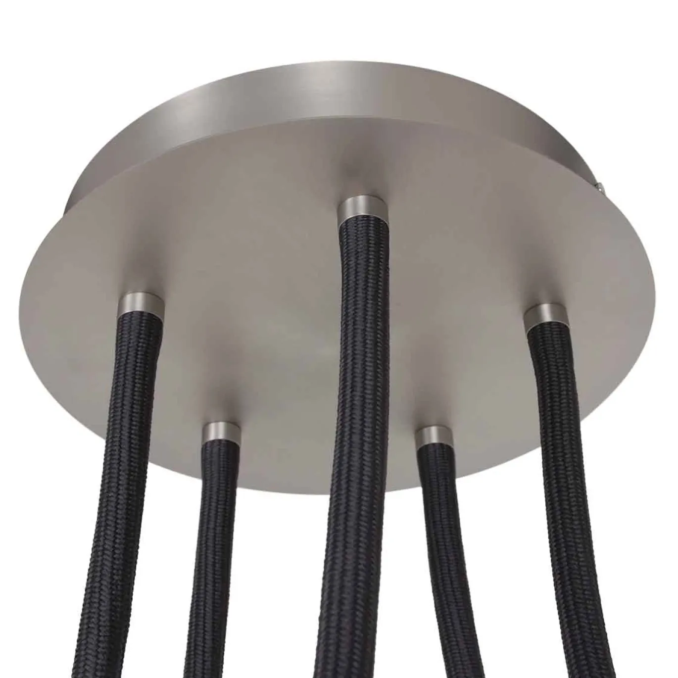 Steinhauer Plafondlamp Turound Grijs Transparant Glas
