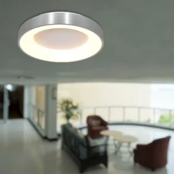 Steinhauer Ringlede LED Plafondlamp Zilver Ø30cm