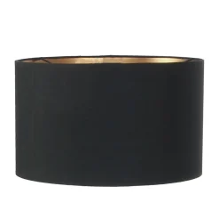 Steinhauer Tafellamp Stang Double Linnen Zwart/Goud