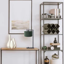 Steinhauer Tafellamp Stang Down Velours Groen