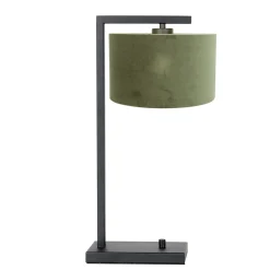 Steinhauer Tafellamp Stang Down Velours Groen