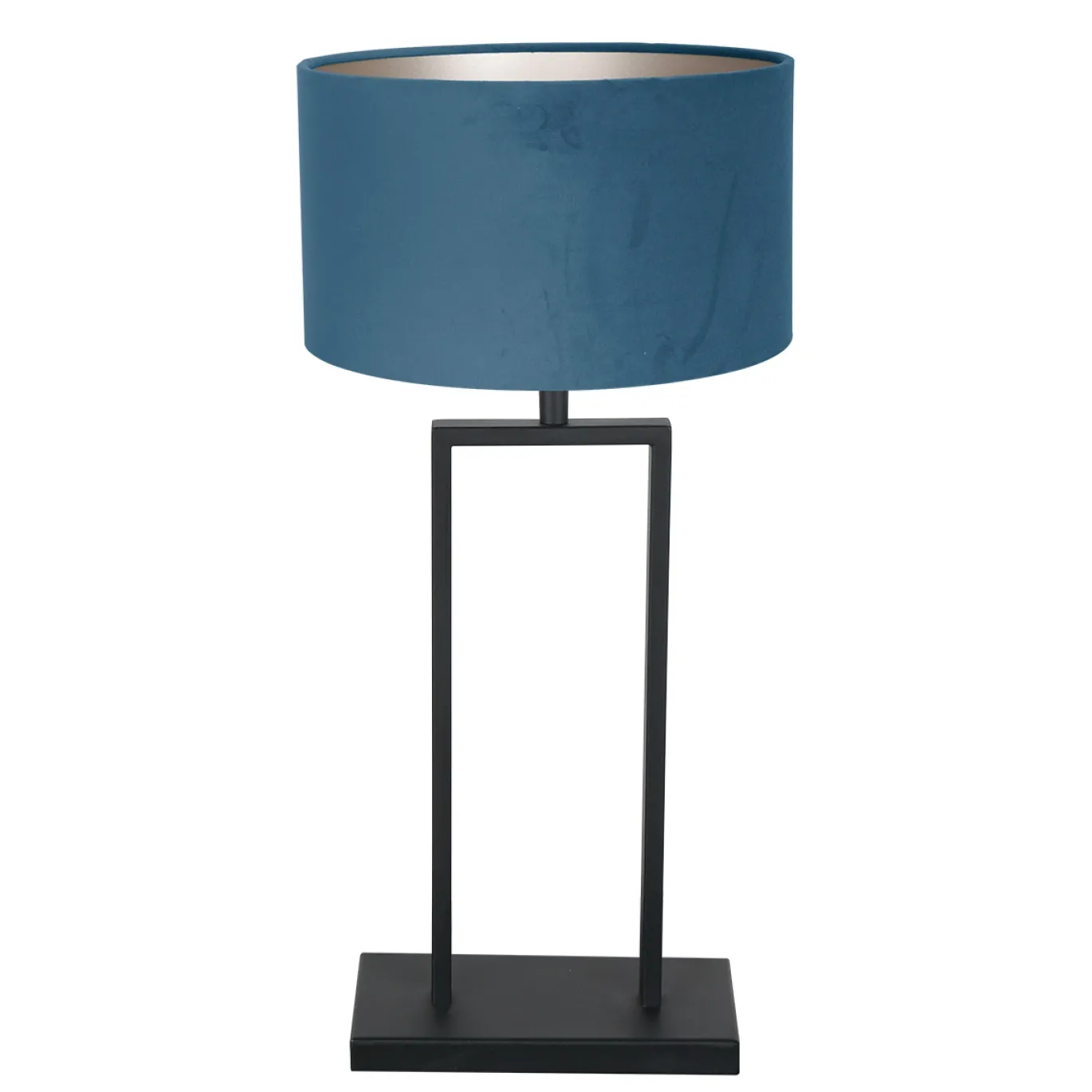 Steinhauer Tafellamp Stang Kantelbaar Velours Blauw