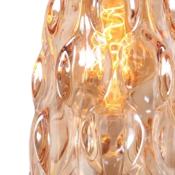 Steinhauer Tafellamp Vidrio 1-Lichts Amber Glas