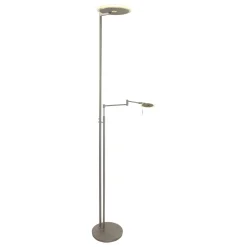 Steinhauer Turound Vloerlamp Staal 2-lichts 187cm