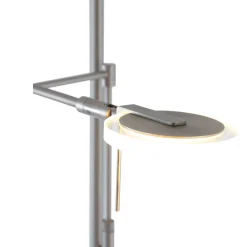 Steinhauer Turound Vloerlamp Staal 2-lichts 187cm