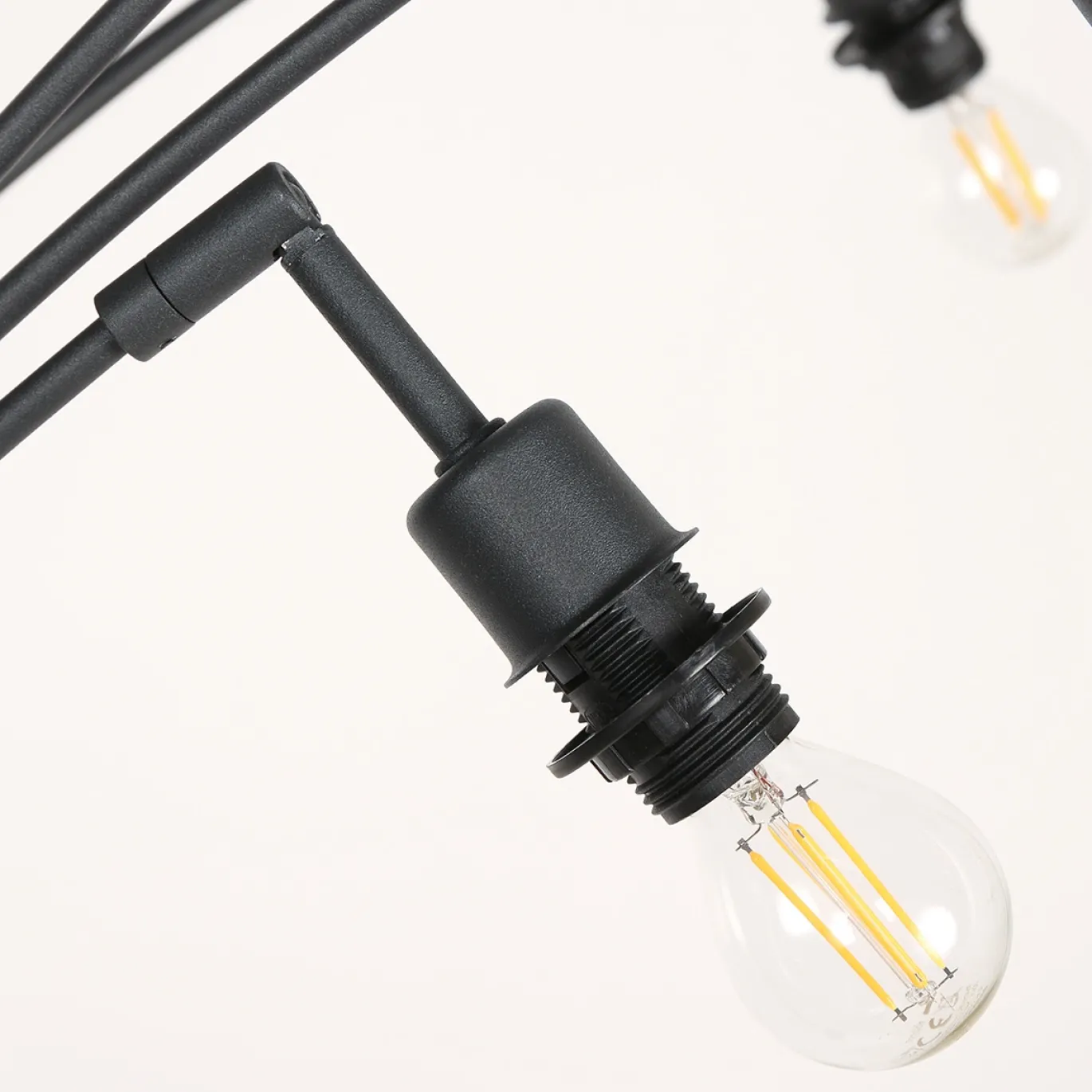 Steinhauer Vloerlamp Bambus 5-Lichts Bamboe Naturel