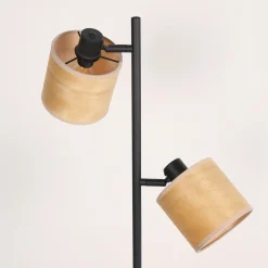 Steinhauer Vloerlamp Bambus 2-Lichts Bamboe Naturel