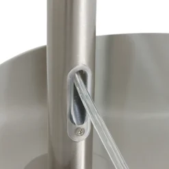 Steinhauer Vloerlamp Prestige Chic Grijs Linnen Zwart/Goud