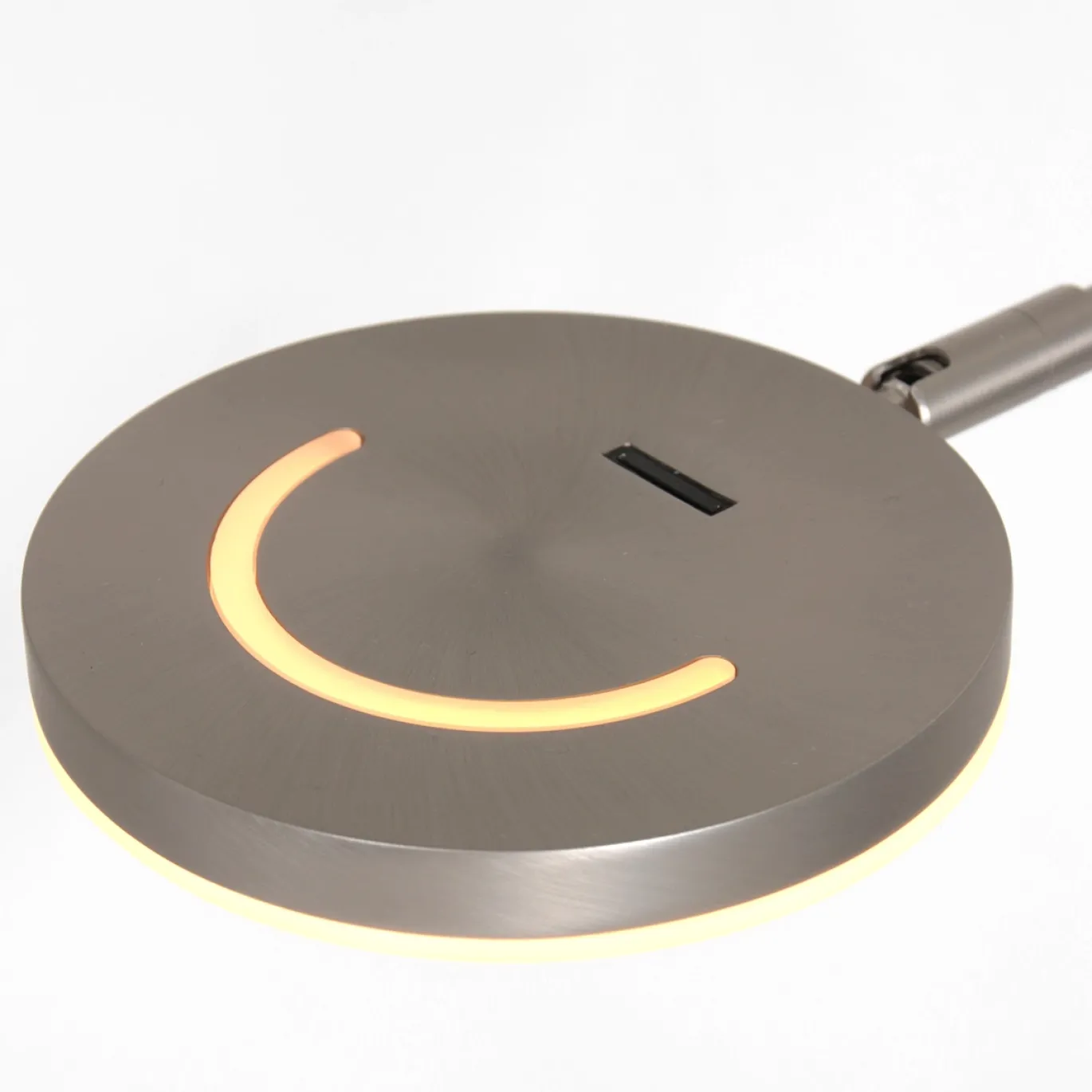 Steinhauer Vloerlamp Soleil Grijs met Zwenkarm & Accu