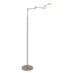 Steinhauer Vloerlamp Soleil Grijs met Zwenkarm & Accu