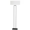 Steinhauer Vloerlamp Stang Grof Linnen Wit