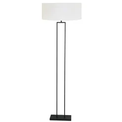 Steinhauer Vloerlamp Stang Grof Linnen Wit