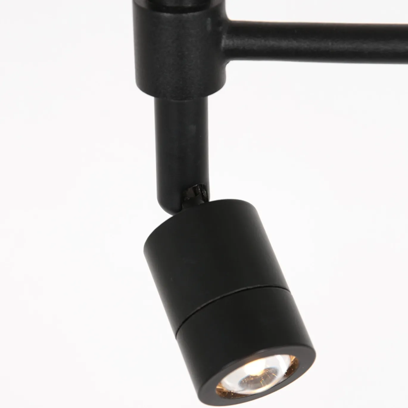 Steinhauer Vloerlamp Stang met Leeslamp Metaal Zwart