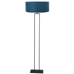 Steinhauer Vloerlamp Stang Velours Blauw