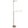 Steinhauer Vloerlamp Turound 2-Lichts Brons met Leesarm