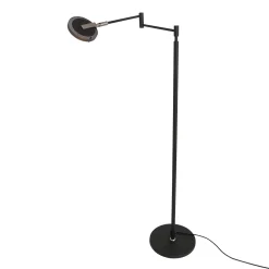 Steinhauer Vloerlamp Turound Knik Arm Zwart