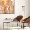 Steinhauer Vloerlamp Vidrio 1-Lichts Amber Glas