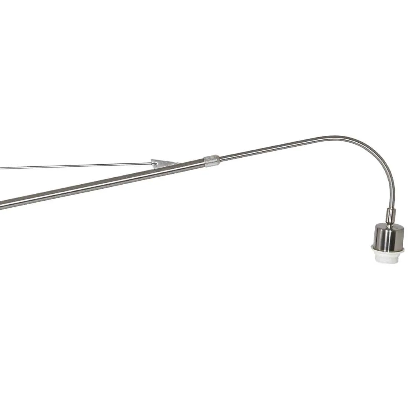 Steinhauer Wandlamp Elegant Classy Grijs Linnen Zwart/Goud