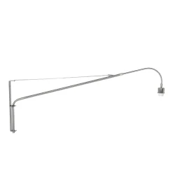 Steinhauer Wandlamp Elegant Classy Grijs Linnen Zwart/Goud