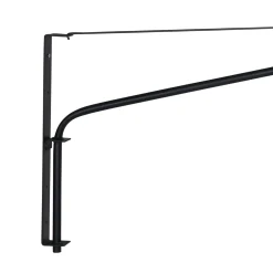 Steinhauer Wandlamp Elegant Classy Zwart Velours Blauw