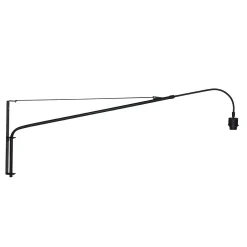 Steinhauer Wandlamp Elegant Classy Zwart Velours Blauw