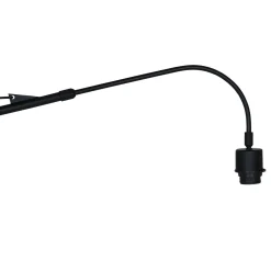 Steinhauer Wandlamp Elegant Classy Zwart Velours Blauw