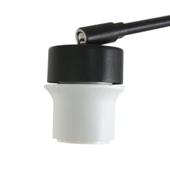 Steinhauer Wandlamp Prestige Chic Zwart Bamboe Naturel/Zwart