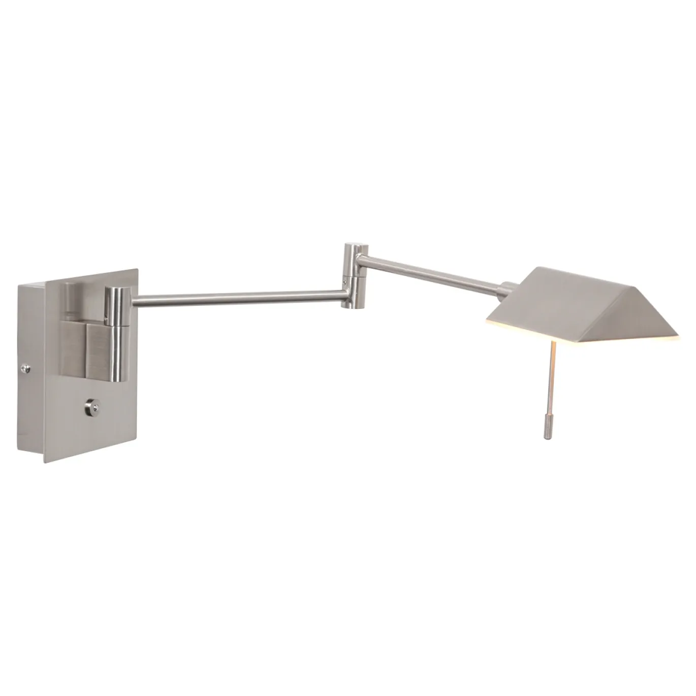 Steinhauer Wandlamp Retina Grijs met USB-poorten