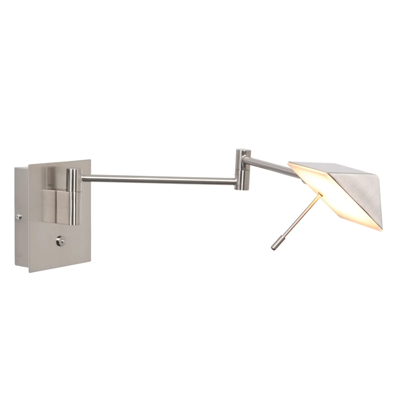 Steinhauer Wandlamp Retina Grijs met USB-poorten