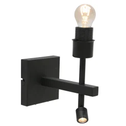 Steinhauer Wandlamp Stang met Leeslamp Velours Groen