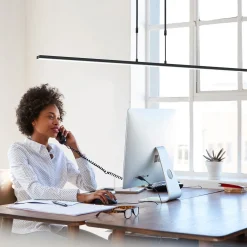 Steinhauer Zelena Hanglamp Zwart 155cm