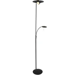 Steinhauer Zenith LED Vloerlamp 2-lichts Zwart 185cm