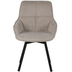 Stoel Shannon Beige Draaibaar - Giga Meubel