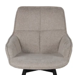 Stoel Shannon Beige Draaibaar - Giga Meubel