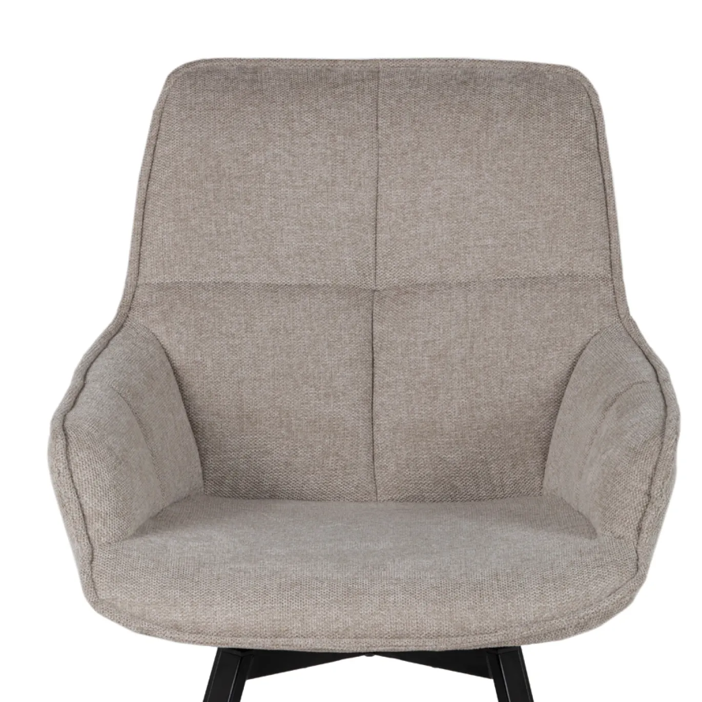 Stoel Shannon Beige Draaibaar - Giga Meubel