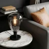Tafellamp Anita 1-Lichts Smoke Glas - Giga Meubel