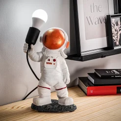 Tafellamp Astronaut Wit/Koper