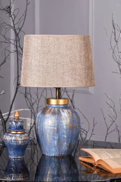 Tafellamp Autumn-Rose Blauw