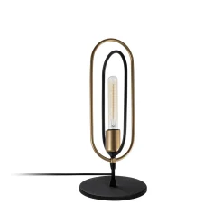 Tafellamp Cerco Zwart/Goud