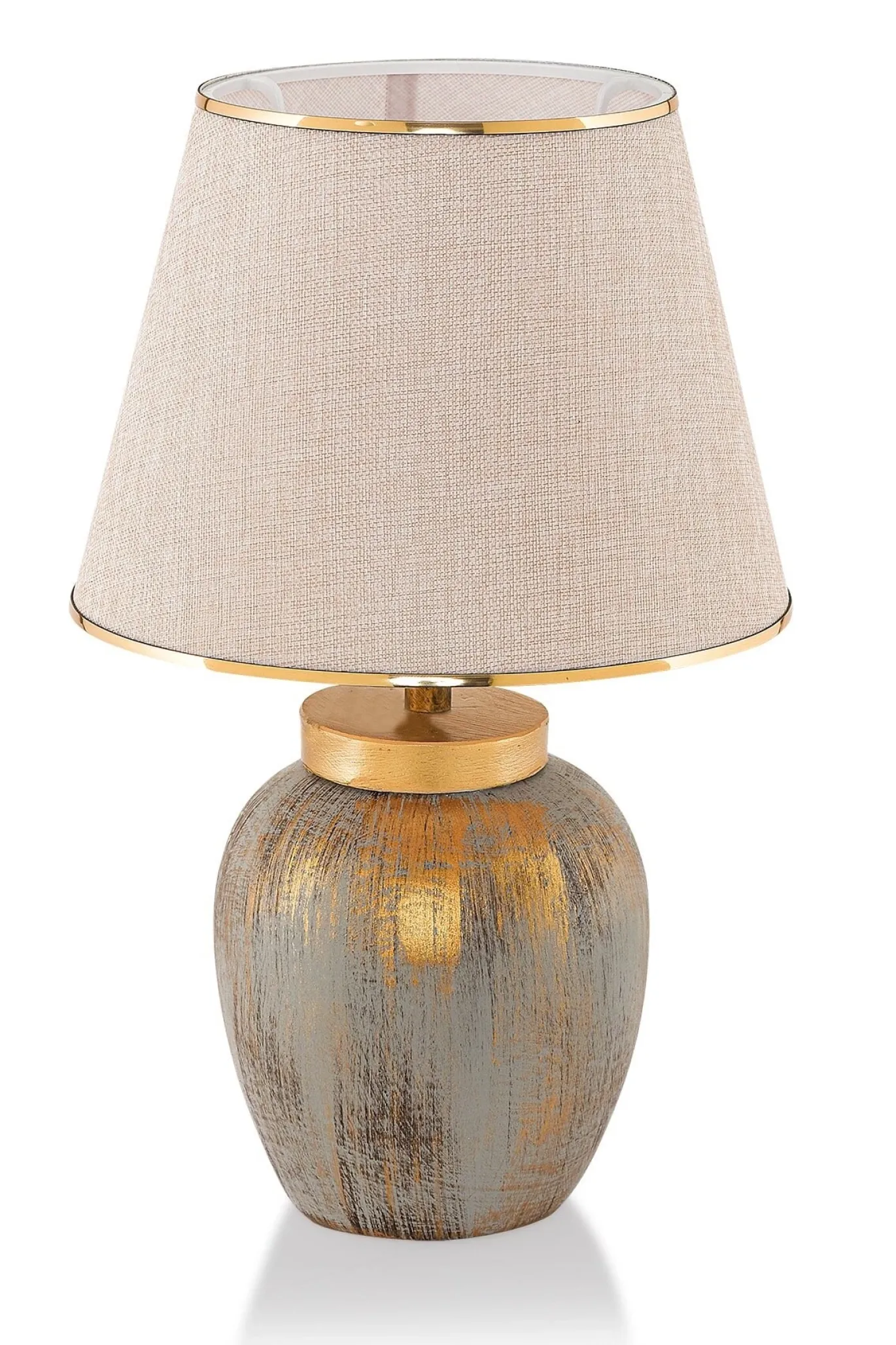 Tafellamp Cinca Crème/Goud