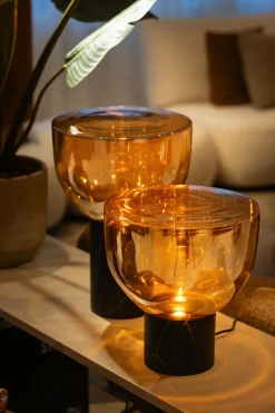 Tafellamp Lana Gold L Zwart - Giga Meubel