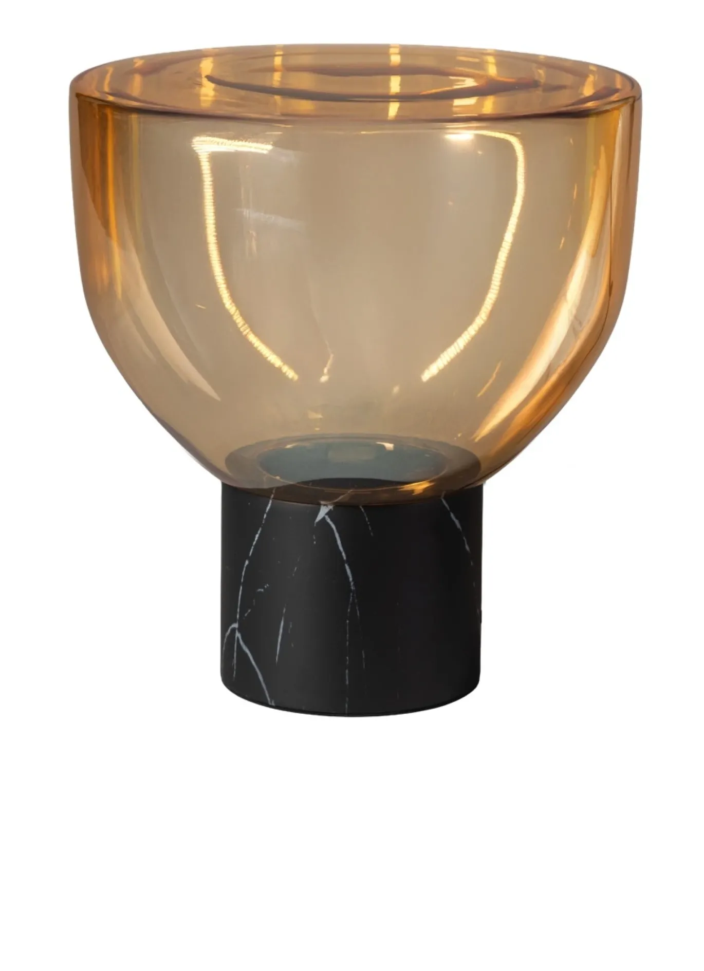 Tafellamp Lana Gold M Zwart - Giga Meubel