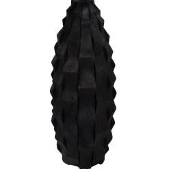 Tafellamp Matteo Zwart Hout 40cm - Giga Meubel