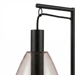 Tafellamp Maud 1-Lichts Smoke Glas - Giga Meubel