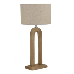Tafellamp Micky Naturel 80cm - Giga Meubel