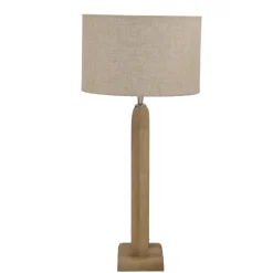 Tafellamp Micky Naturel 80cm - Giga Meubel