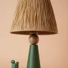 Tafellamp Ortatepe Groen/Bruin