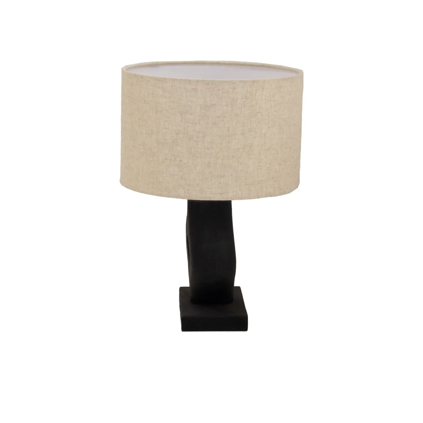 Tafellamp Savio Zwart 40cm - Giga Meubel