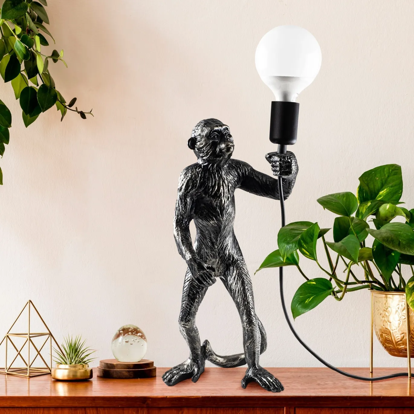 Tafellamp Singe Zwart